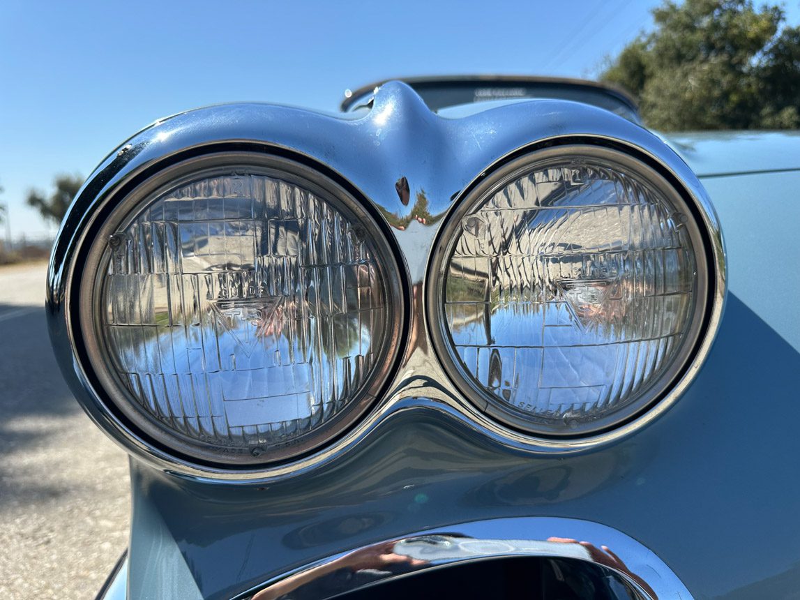 1958 Silver Blue Corvette Fuelie 0022