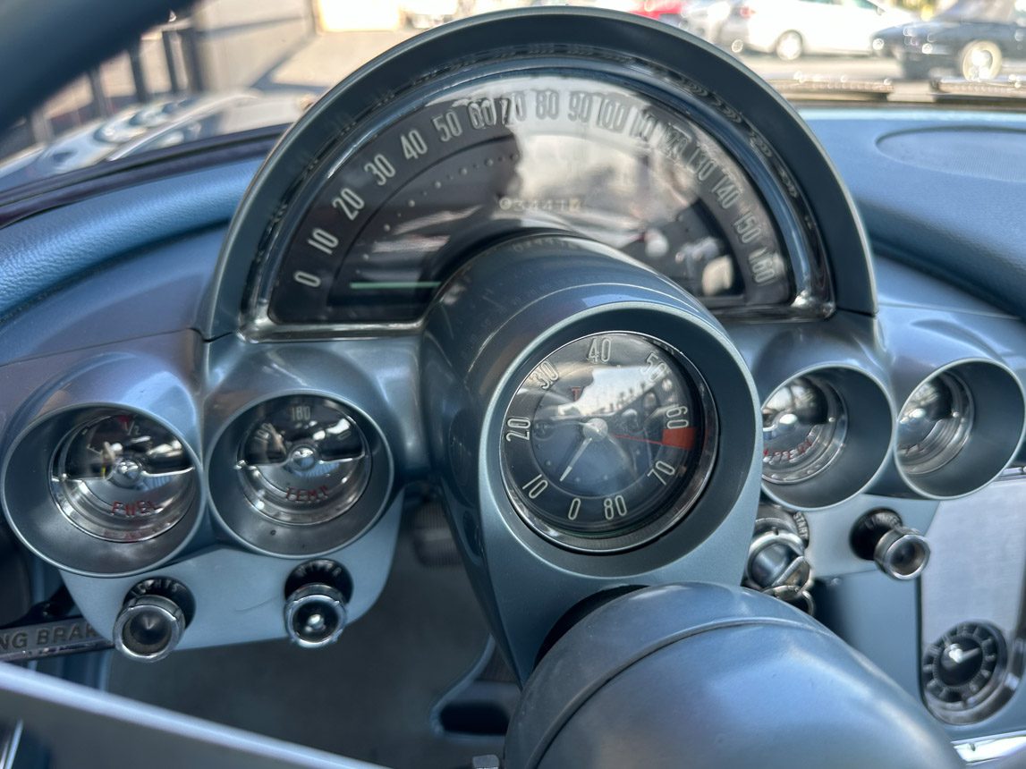 1958 Silver Blue Corvette Fuelie 0031