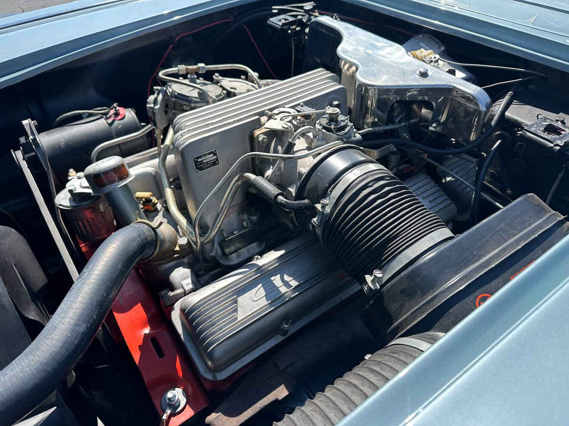 1958 Silver Blue Corvette Fuelie 0043