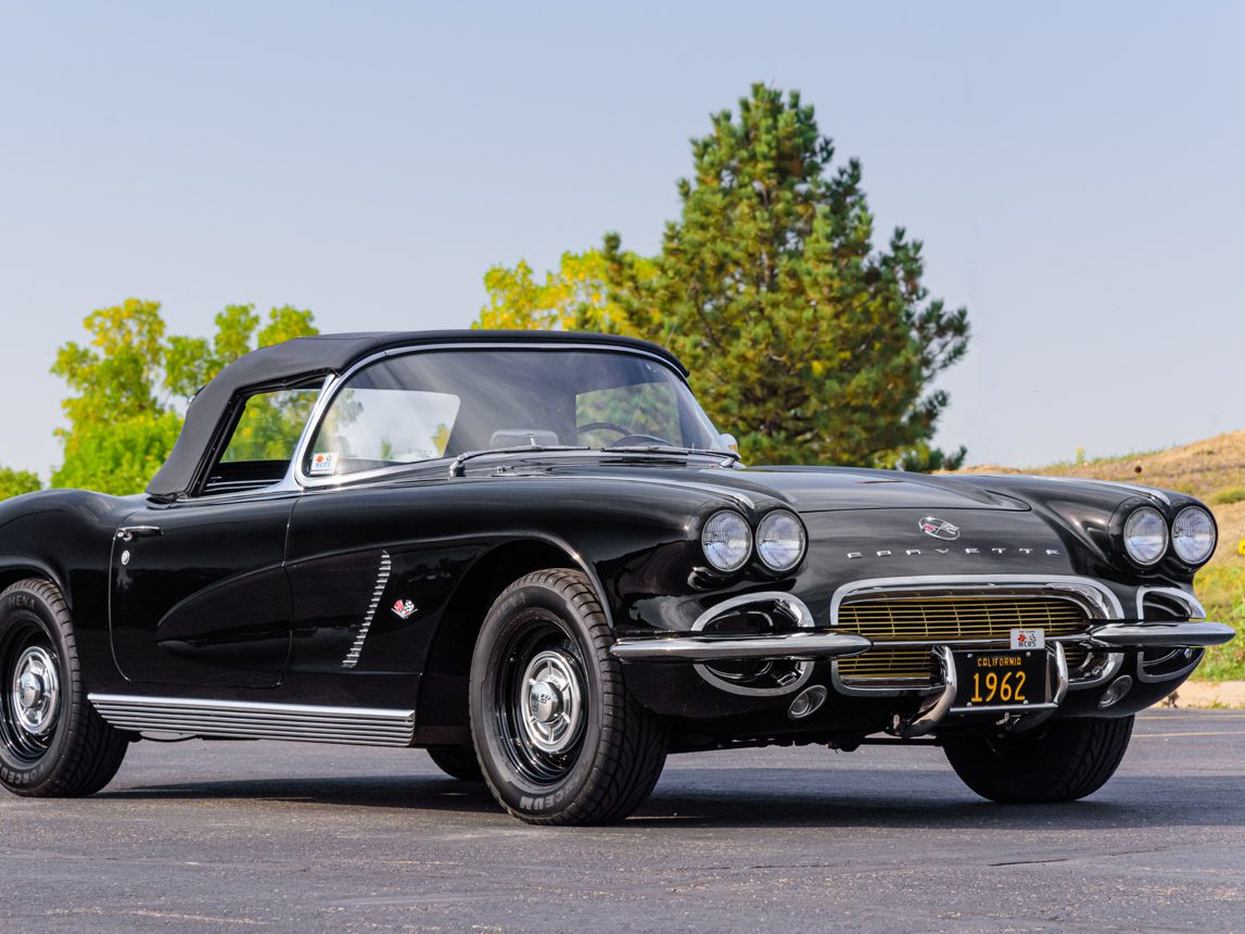 1962 Black Corvette 327 340hp 3558