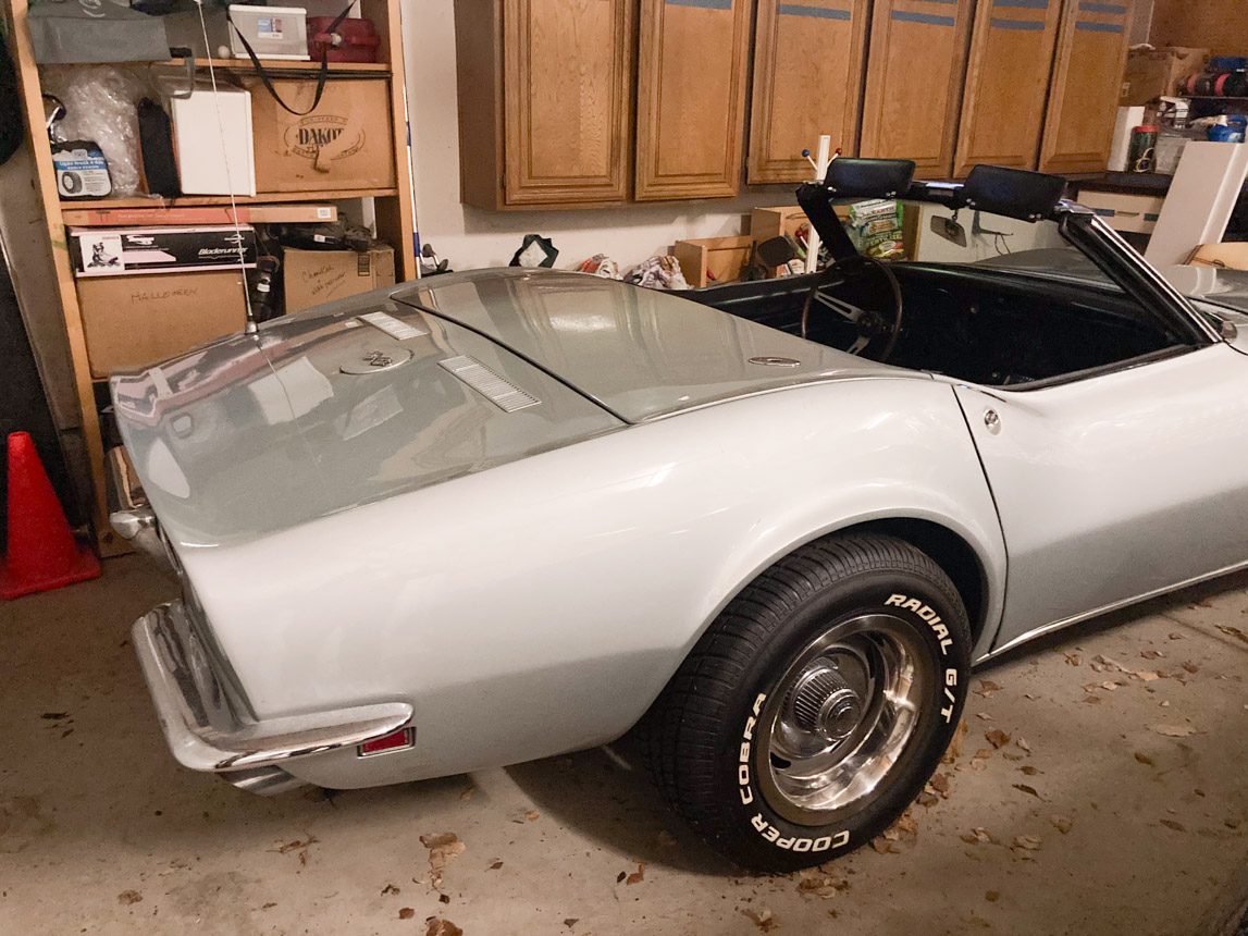 1968 Silver Corvette Convertible 0443