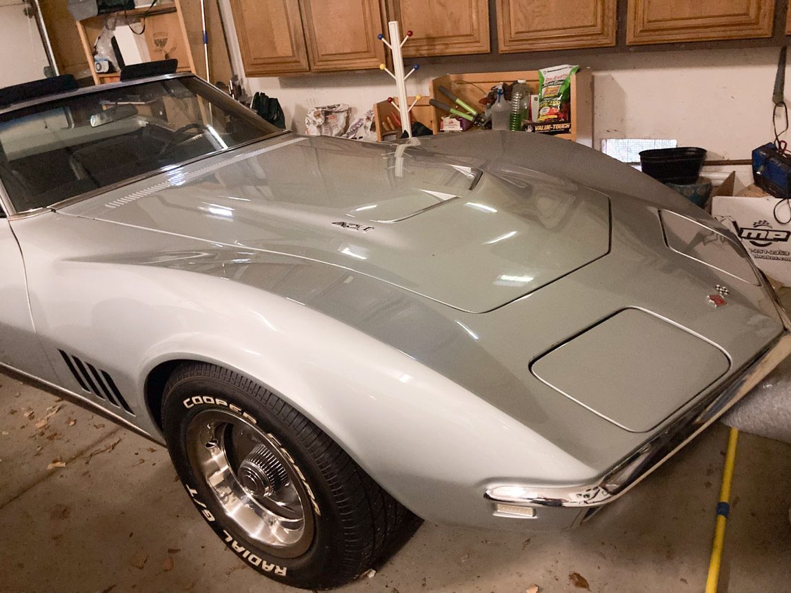 1968 Silver Corvette Convertible 0444