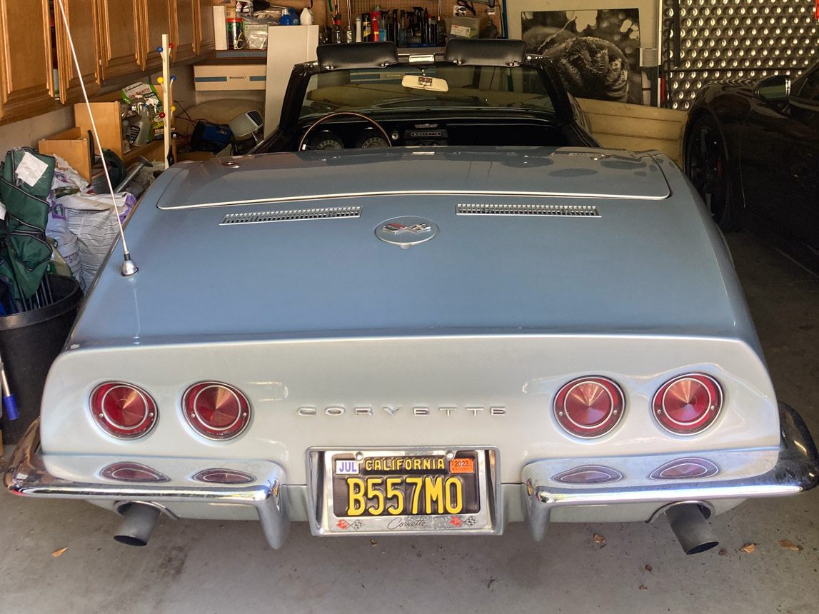 1968 Silver Corvette Convertible 0446