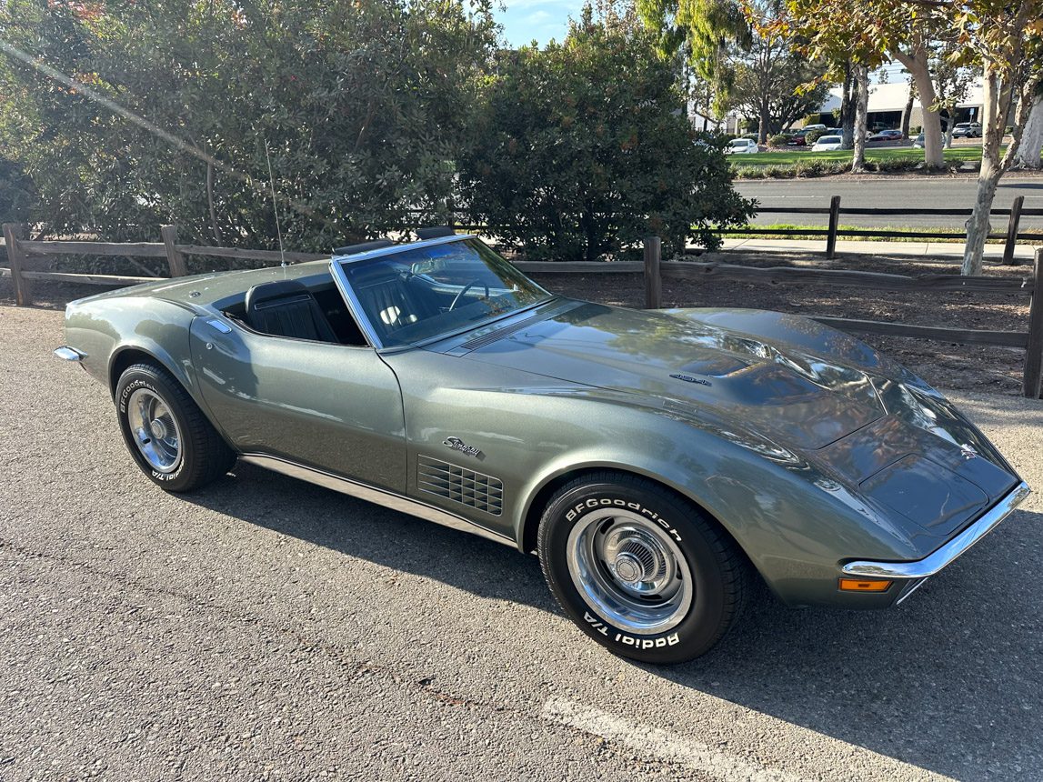 1971 Gray LS5 Corvette Convertible 0081