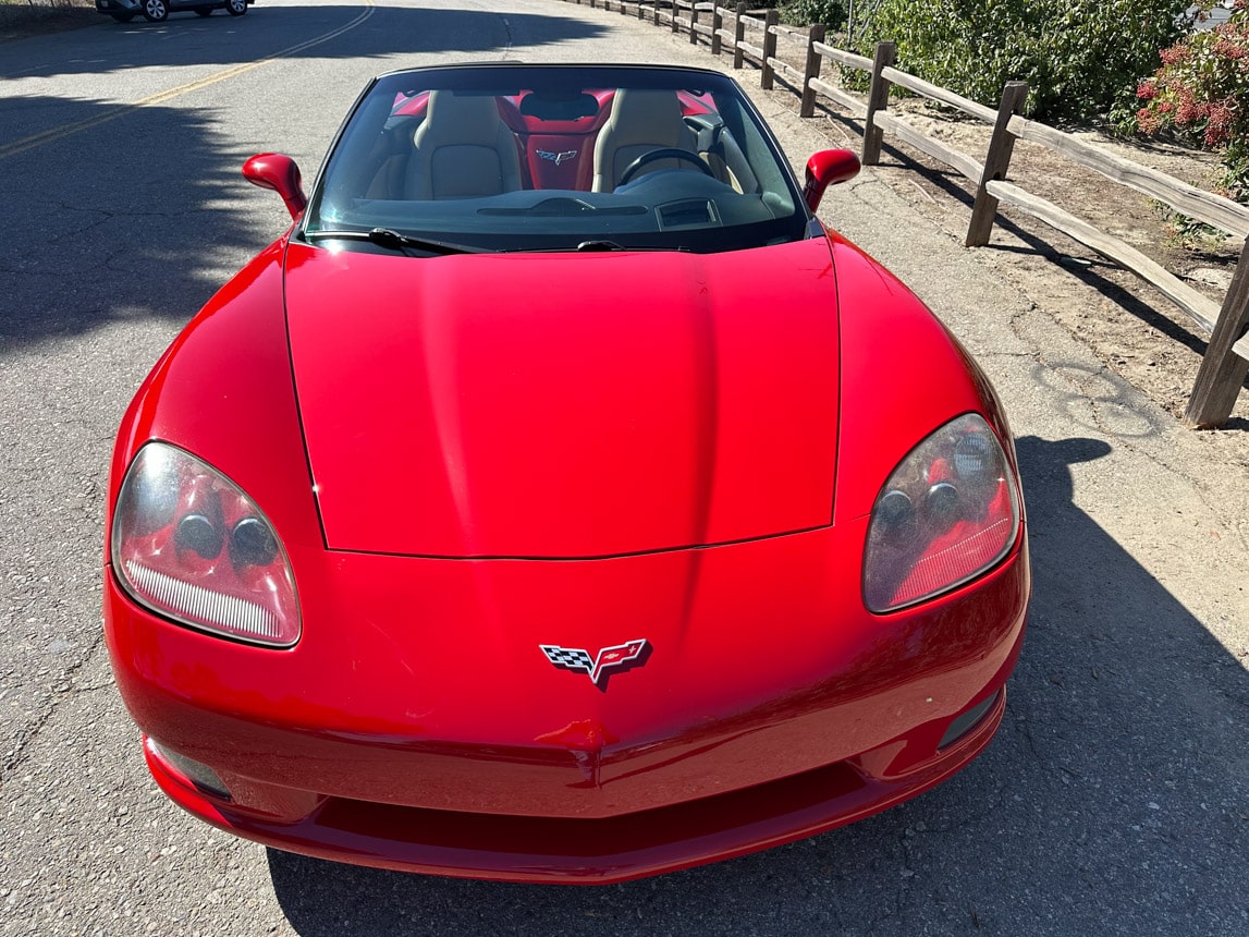 2006 Red Corvette Convertible 0800