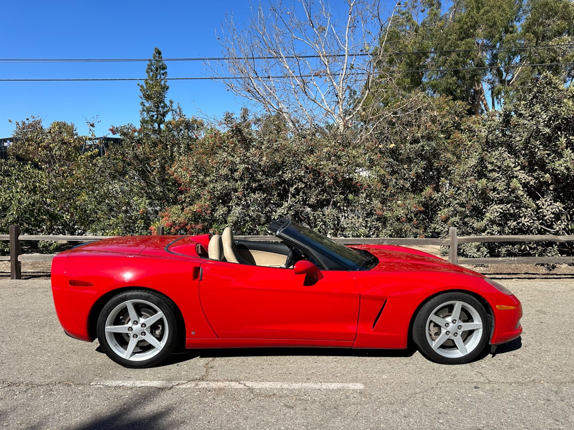 2006 Red Corvette Convertible 0801