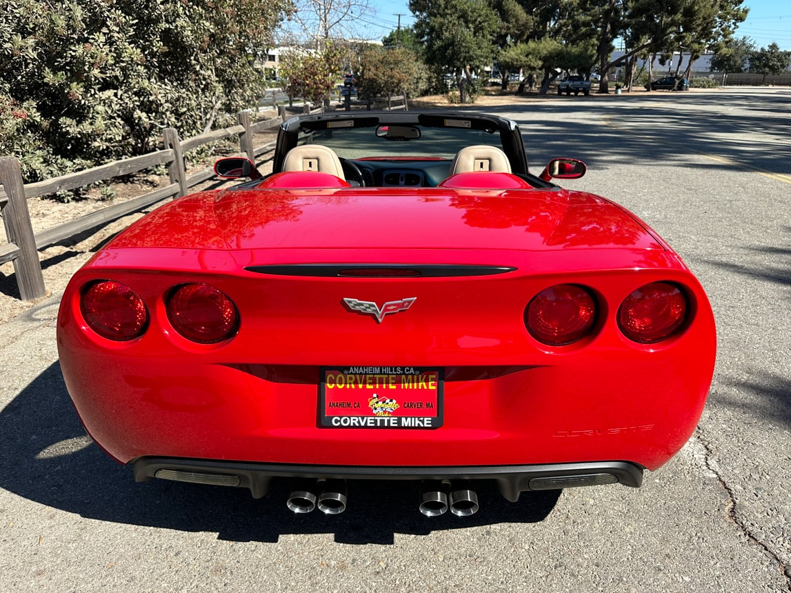 2006 Red Corvette Convertible 0803