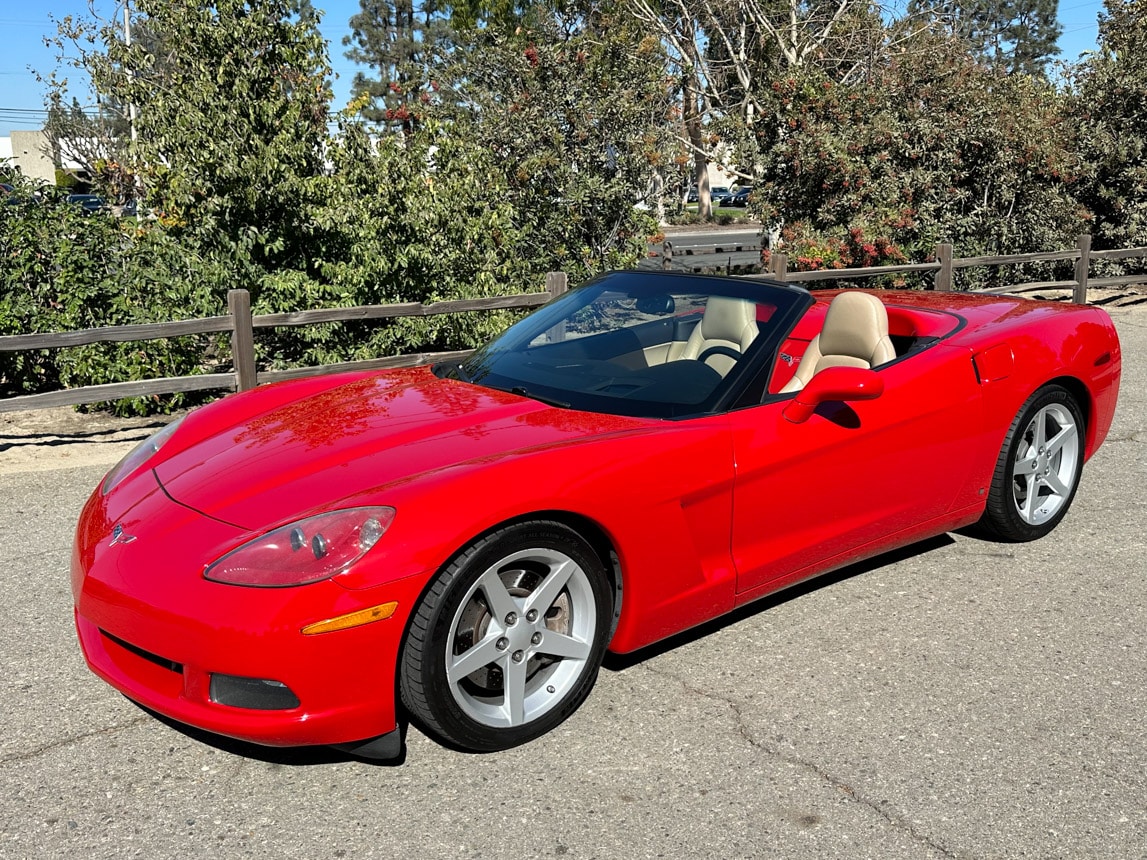 2006 Red Corvette Convertible 0805