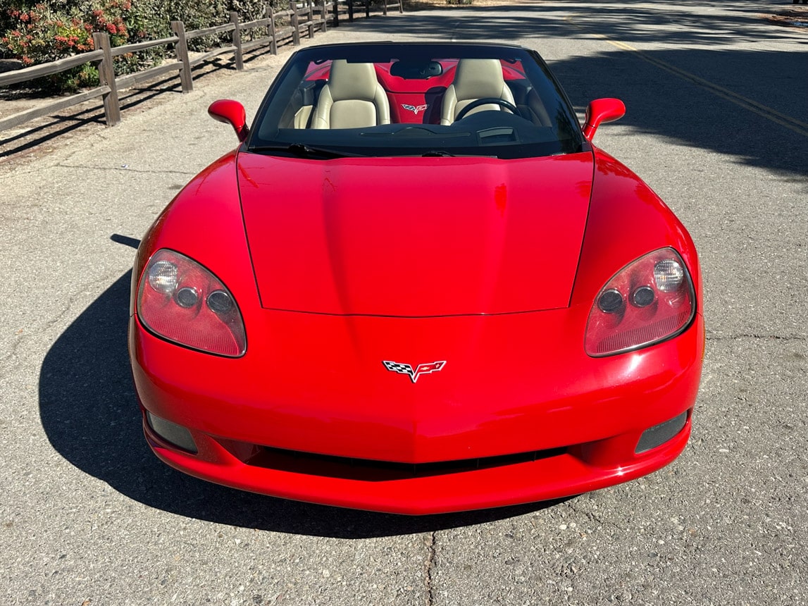 2006 Red Corvette Convertible 0807