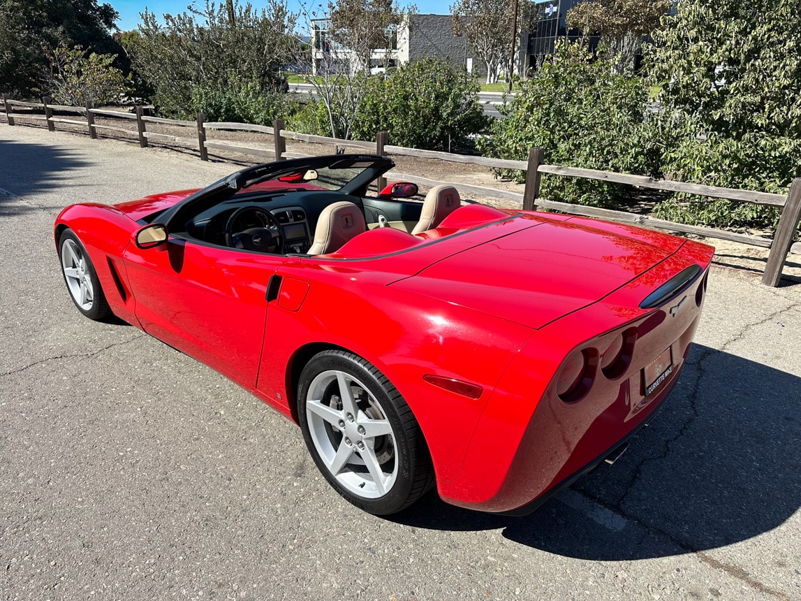 2006 Red Corvette Convertible 0809