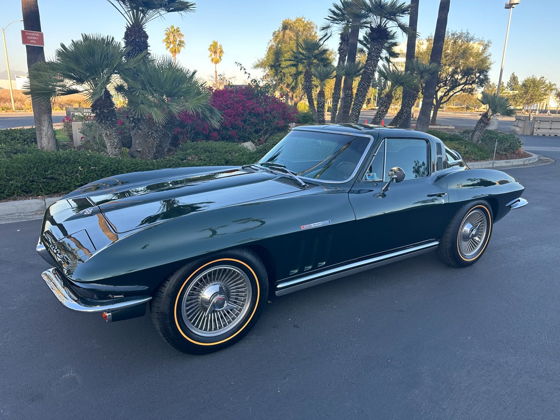 1965 Green Fuel Injected Corvette Coupe 1411