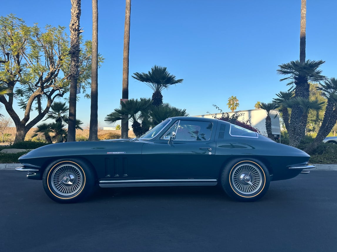 1965 Green Fuel Injected Corvette Coupe 1414