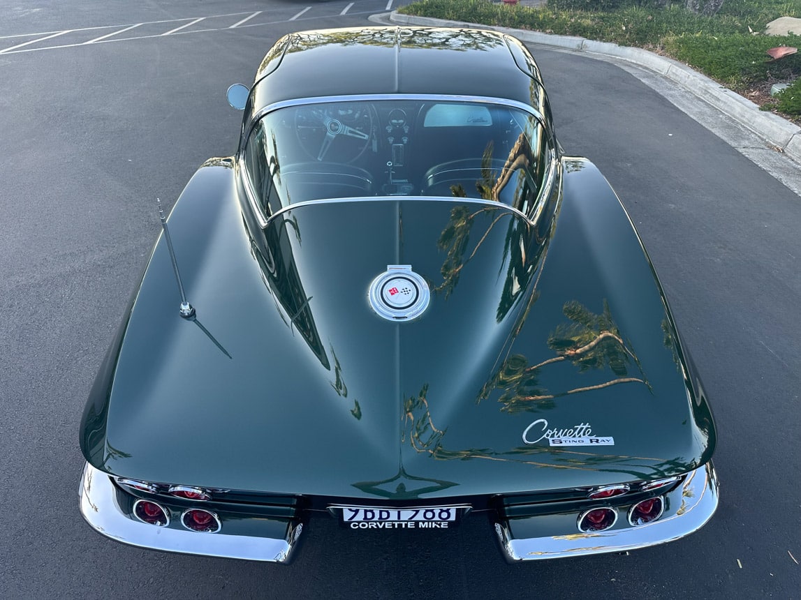 1965 Green Fuel Injected Corvette Coupe 1416