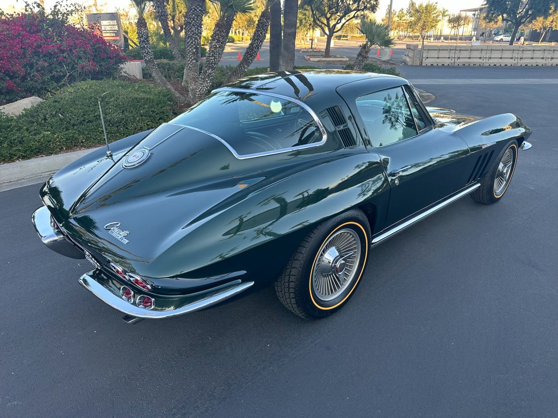 1965 Green Fuel Injected Corvette Coupe 1421