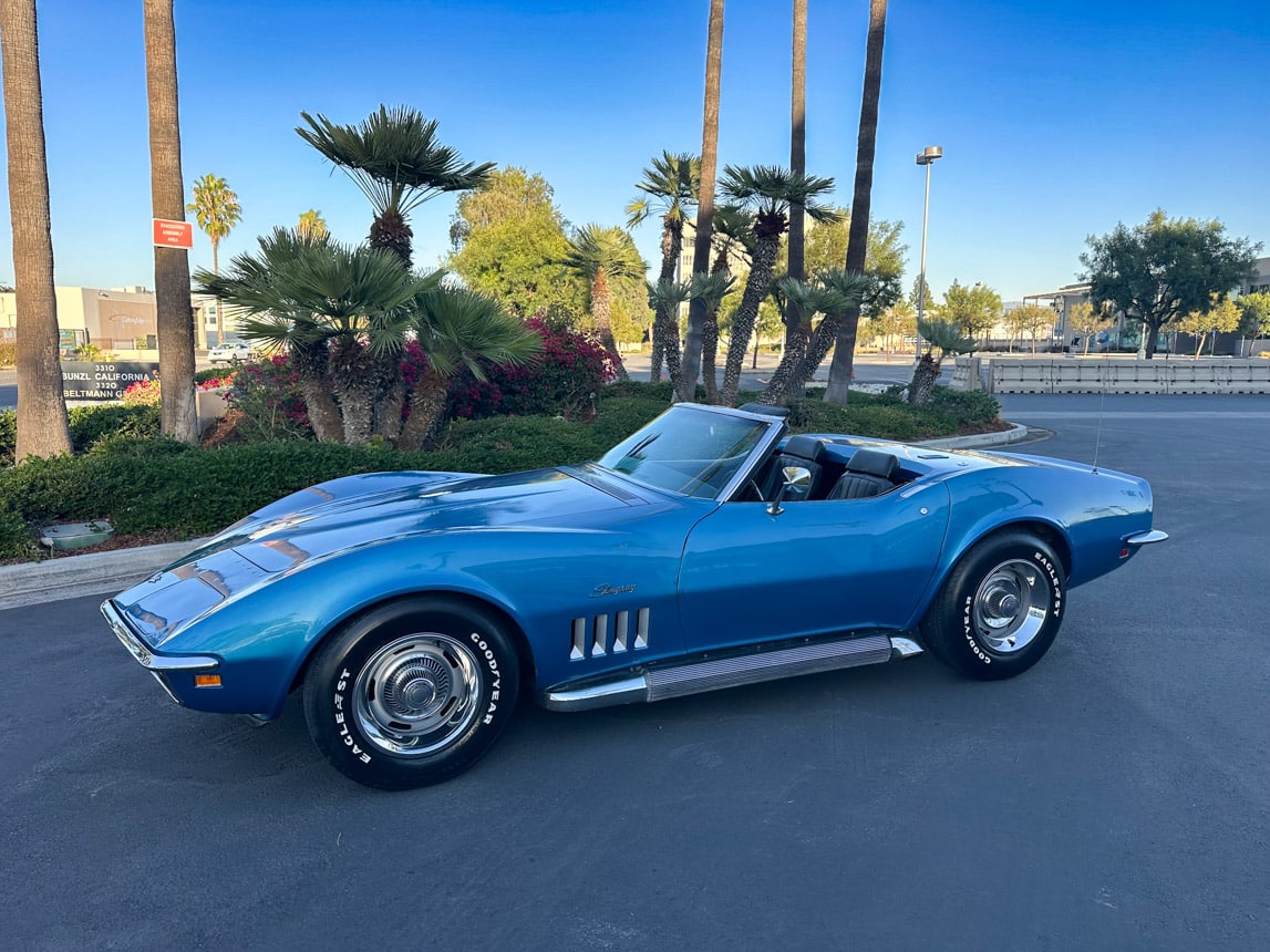 1969 Blue Corvette Survivor 0909