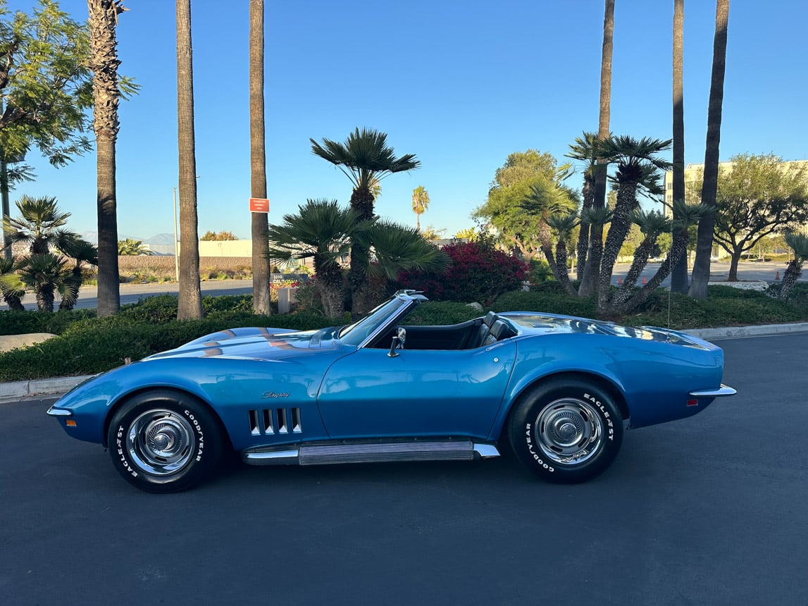 1969 Blue Corvette Survivor 0915