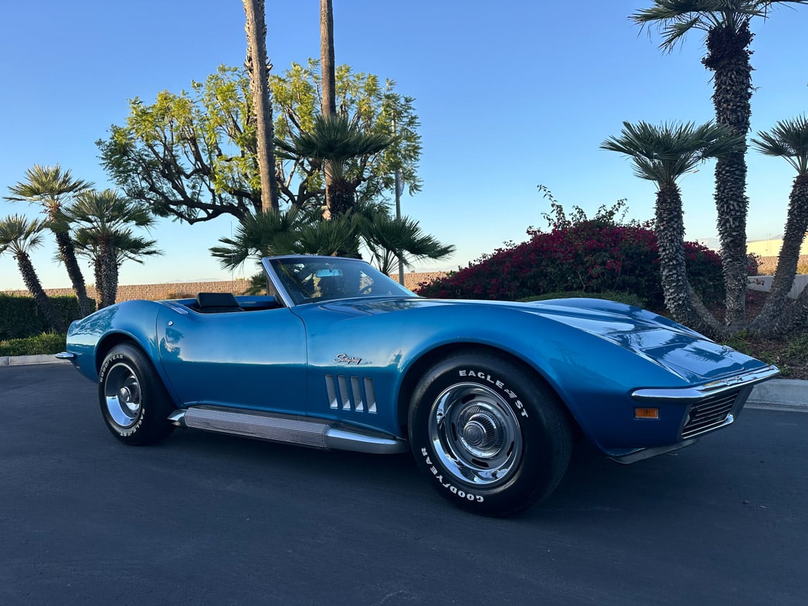 1969 Blue Corvette Survivor 0920