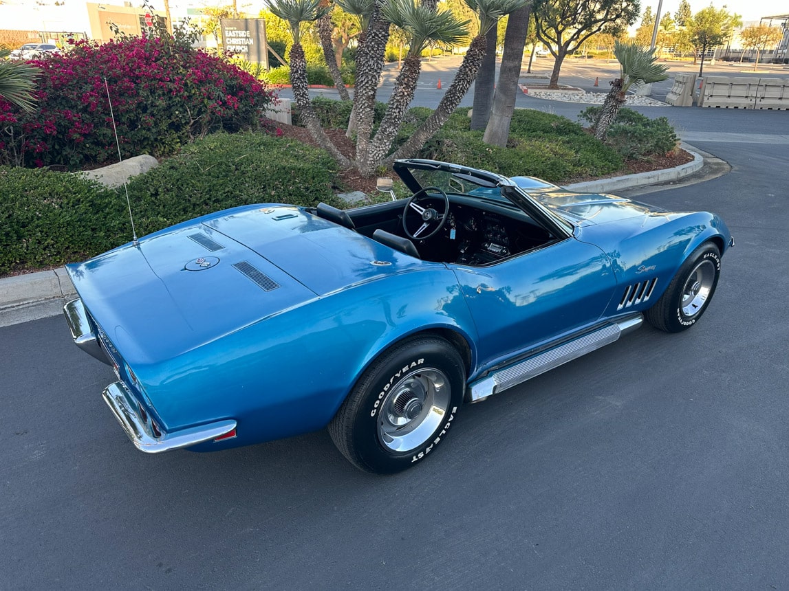 1969 Blue Corvette Survivor 0924