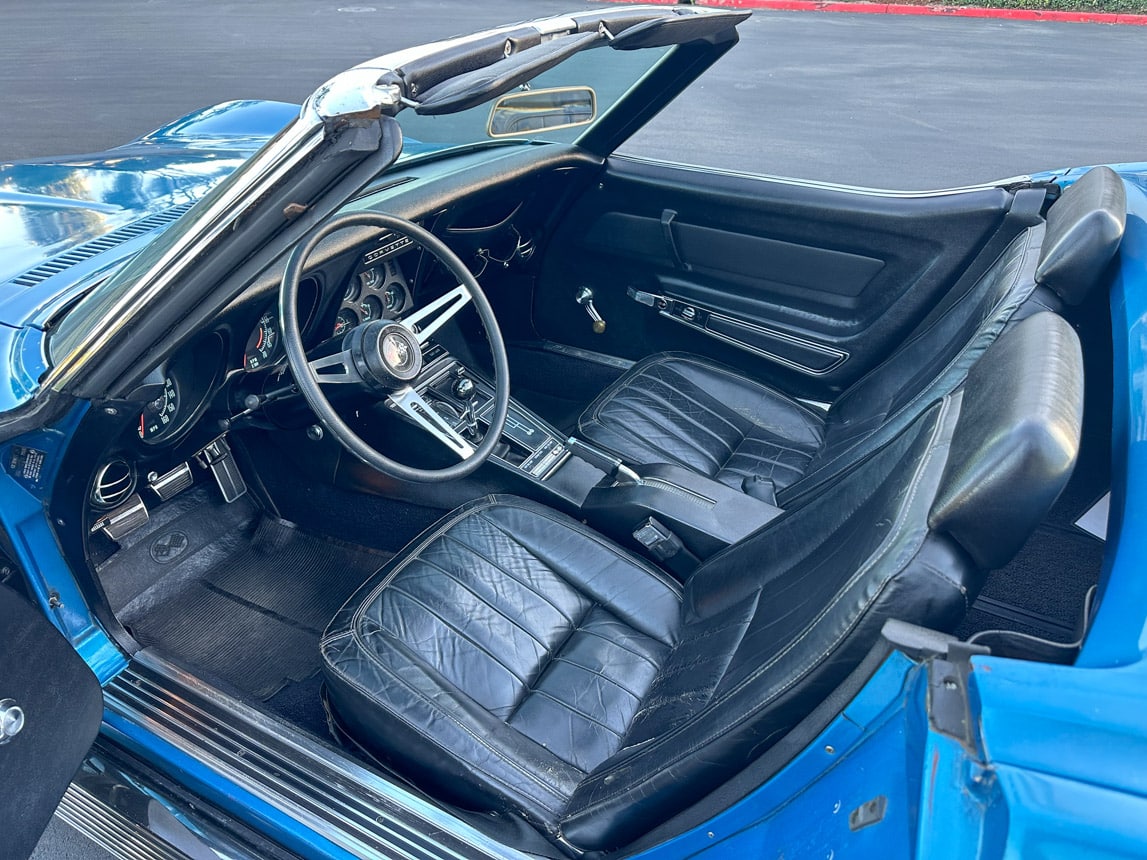 1969 Blue Corvette Survivor 0940