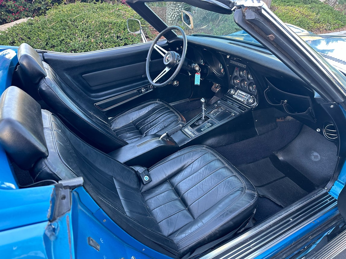 1969 Blue Corvette Survivor 0956