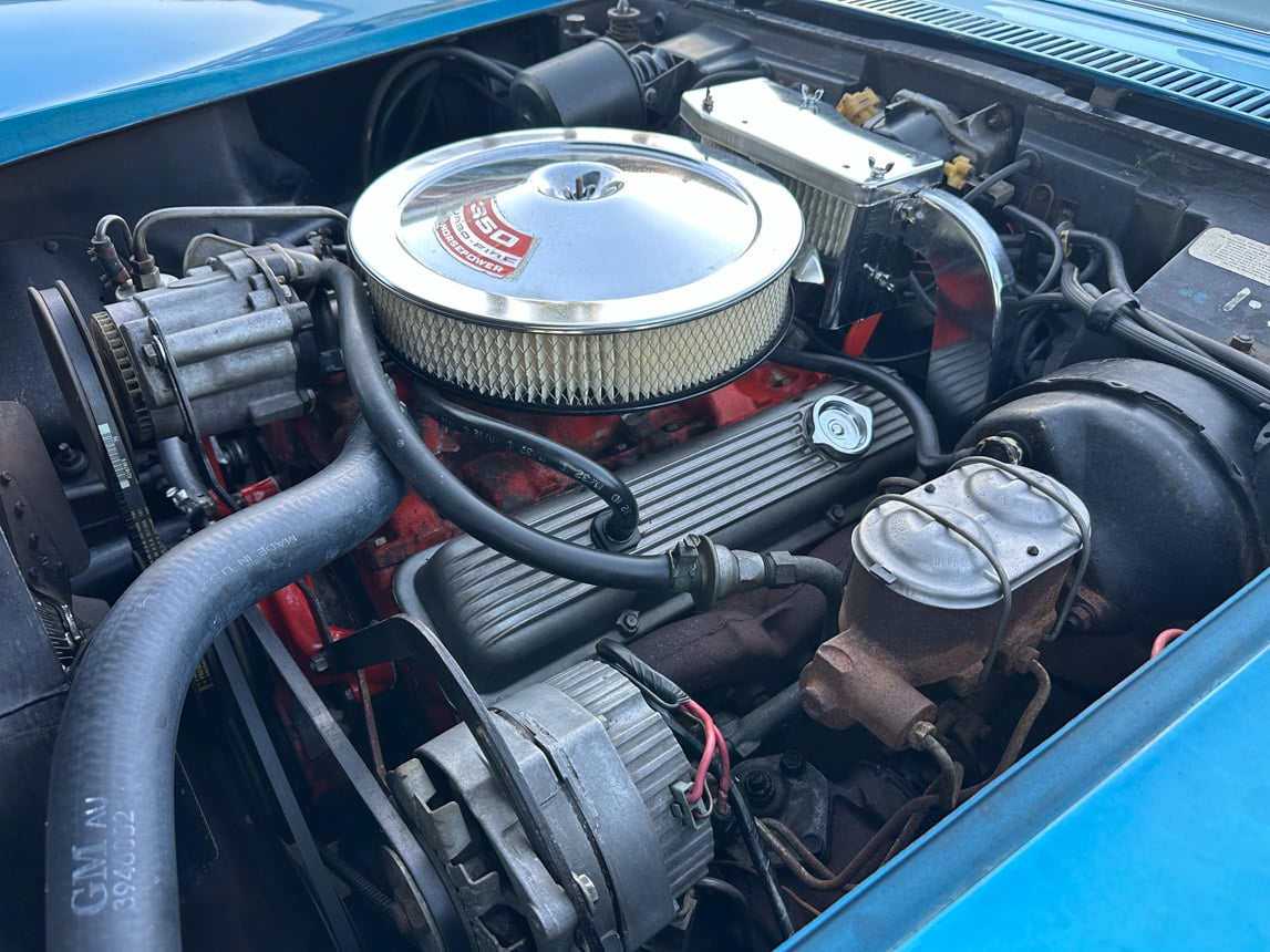 1969 Blue Corvette Survivor 0960