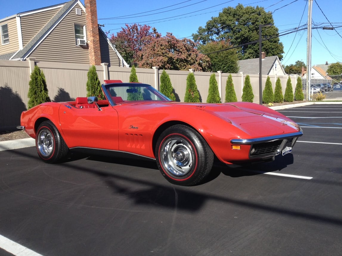 1969 Red Corvette L36 Convertible 2