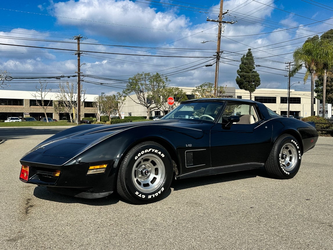 1980 Black Corvette 1673