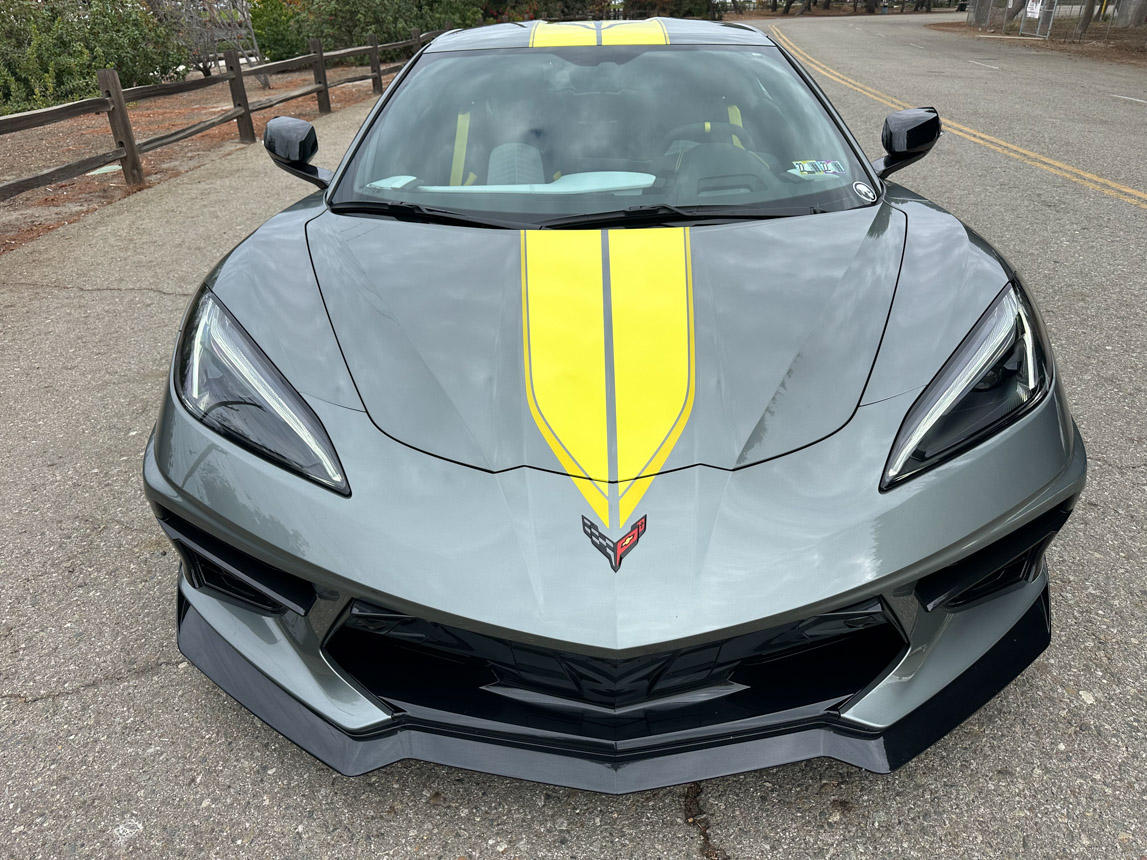 2022 Hypersonic Gray Metallic Corvette C8.R Coupe - Corvette Mike