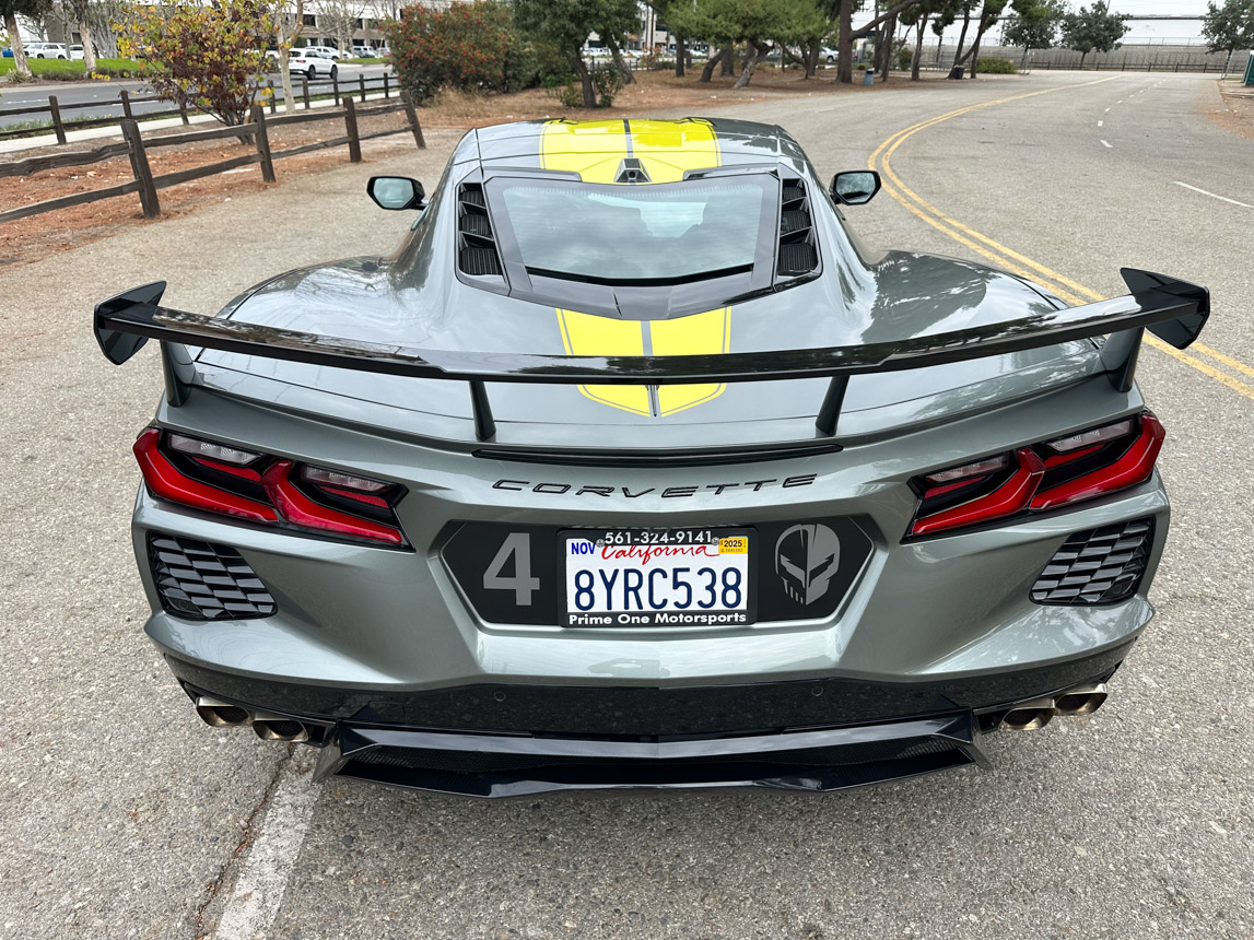 2022 Hypersonic Gray Metallic Corvette C8.R Coupe - Corvette Mike