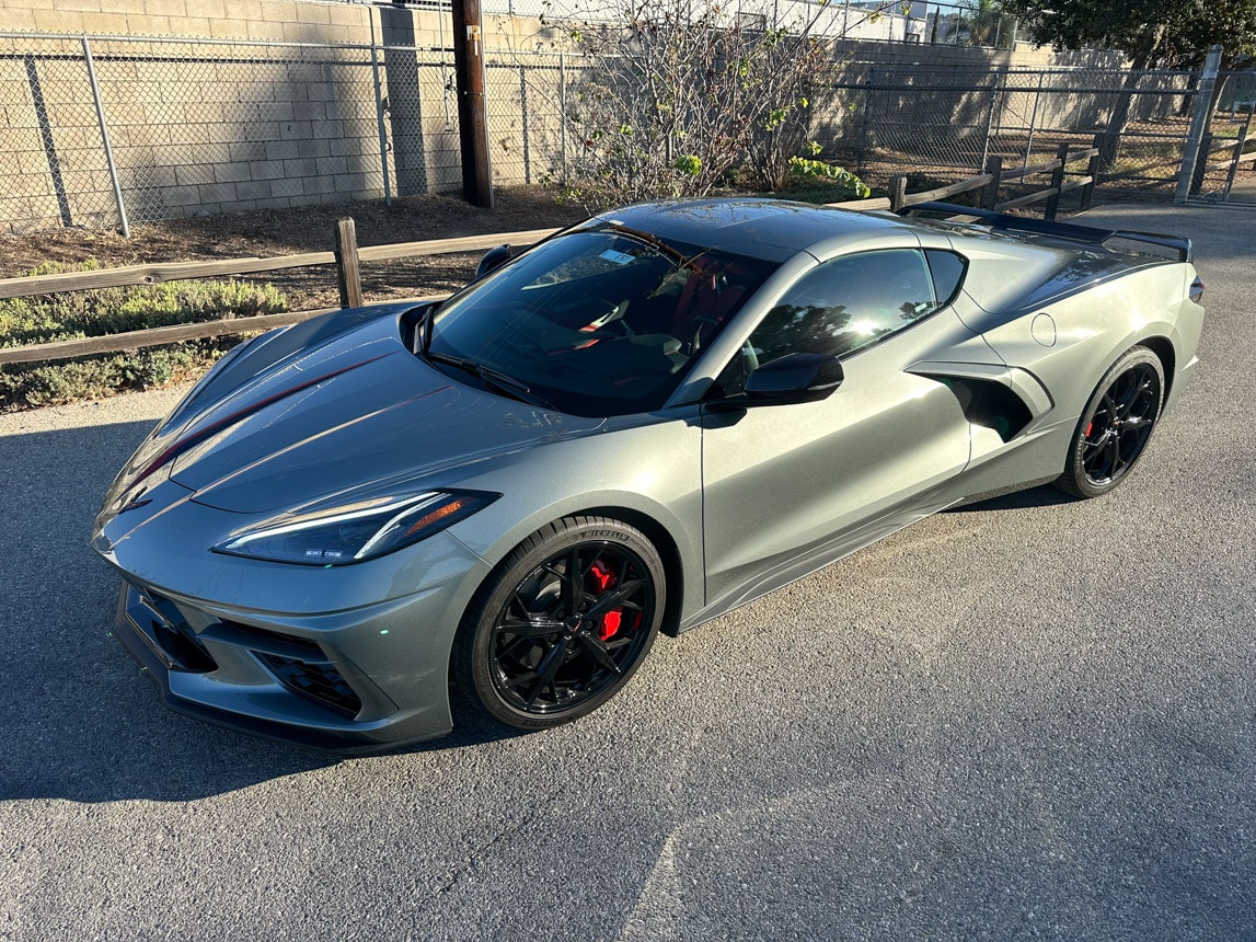 2022 Gray Corvette Coupe 1110