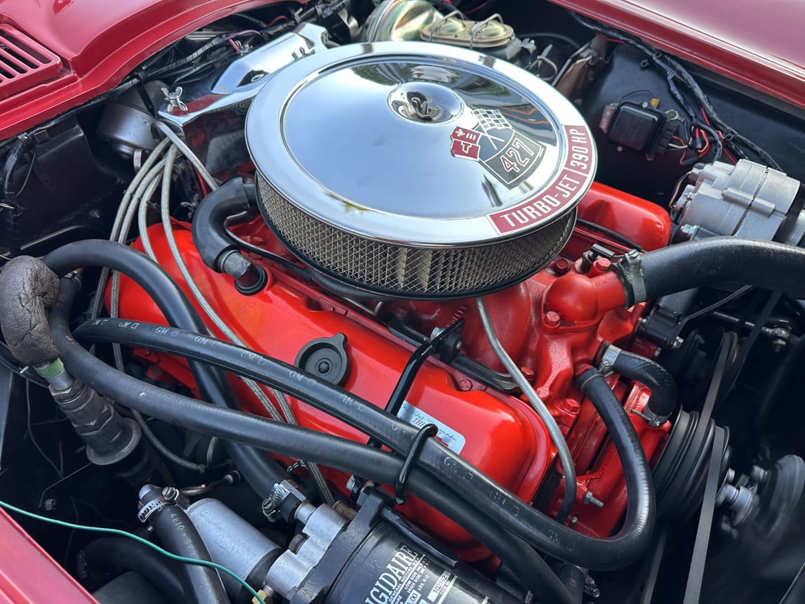 1967 Maroon Corvette Coupe Automatic 1739