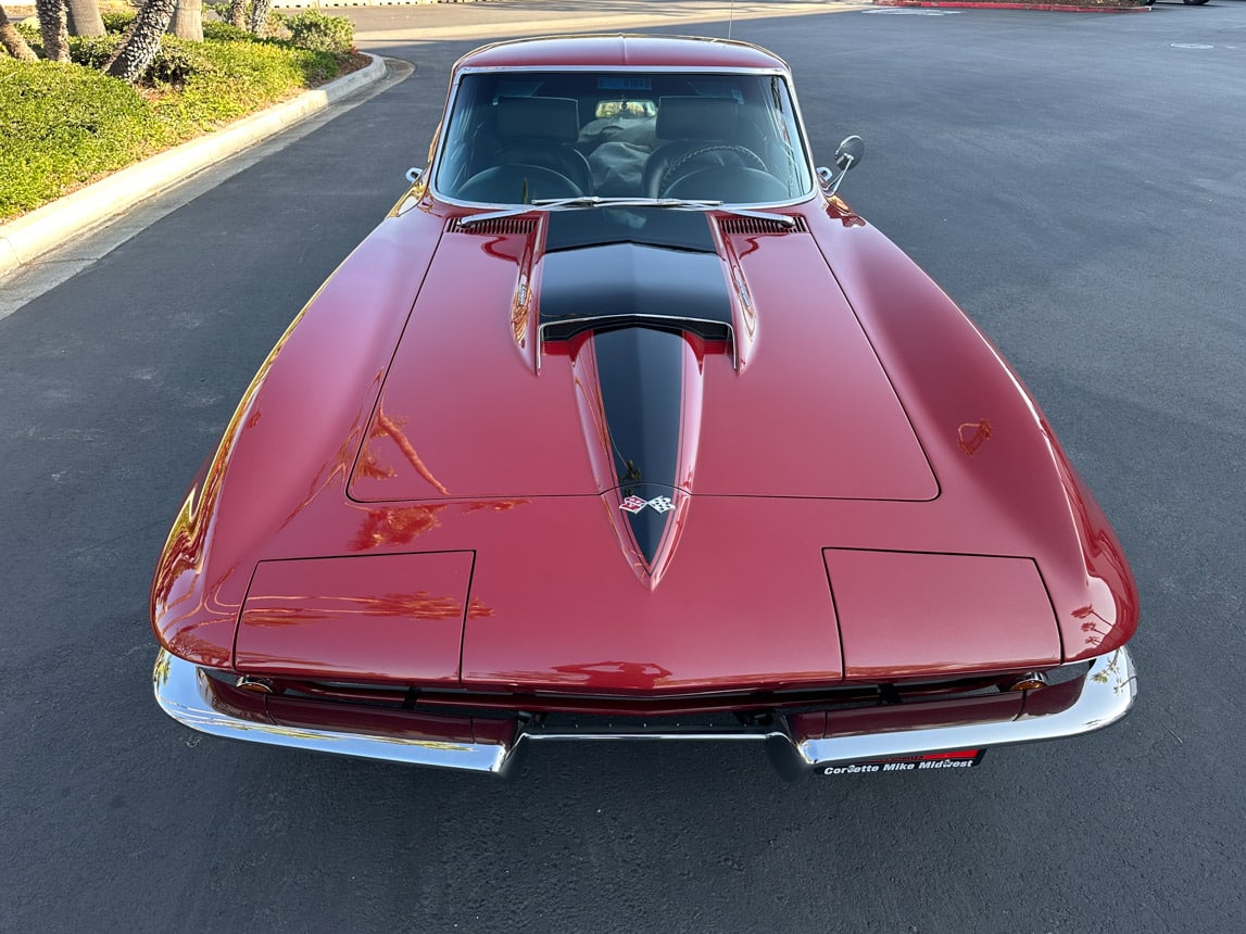 1967 Maroon Corvette Coupe Automatic 1743