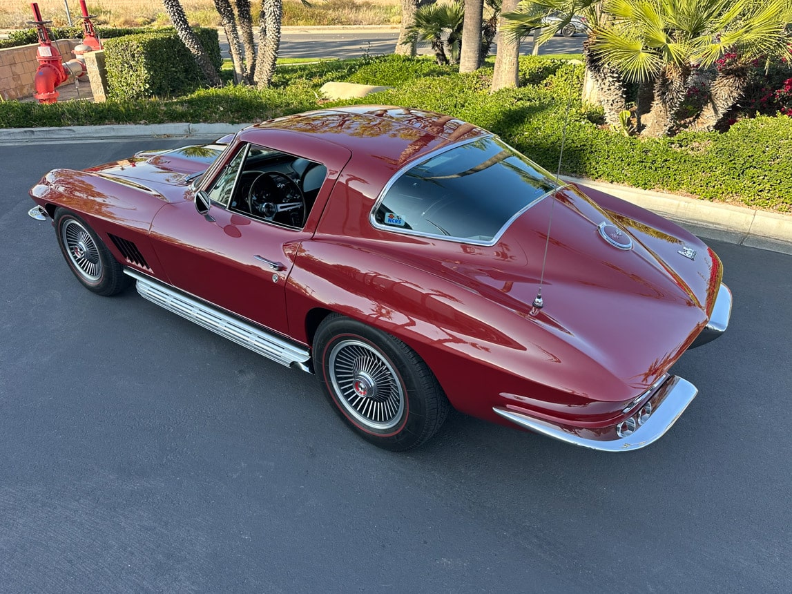 1967 Maroon Corvette Coupe Automatic 1746