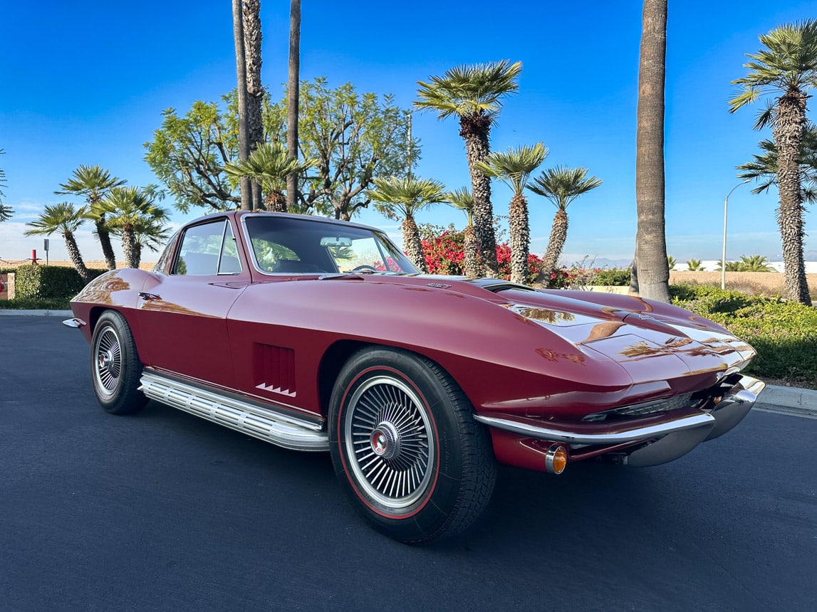 1967 Maroon Corvette Coupe Automatic 1749