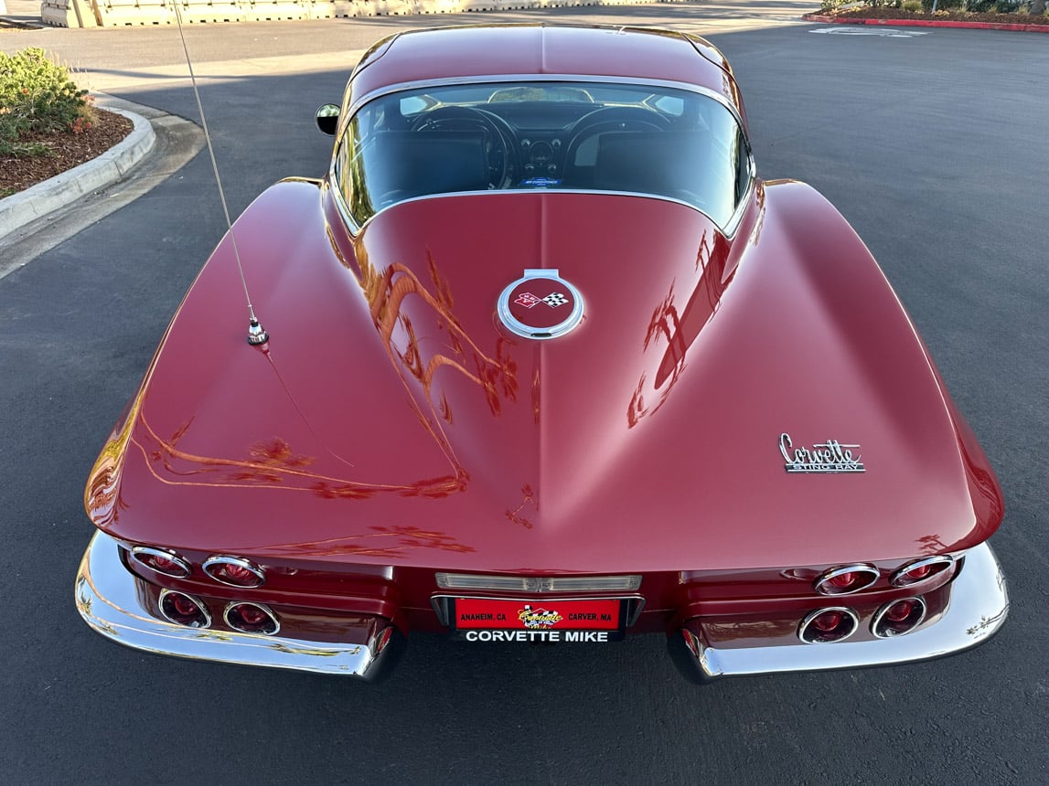 1967 Maroon Corvette Coupe Automatic 1752