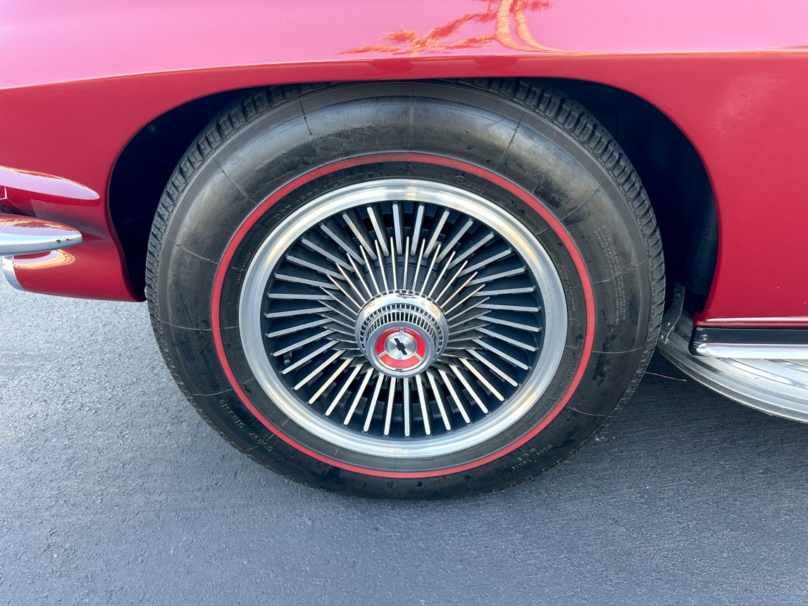 1967 Maroon Corvette Coupe Automatic 1758