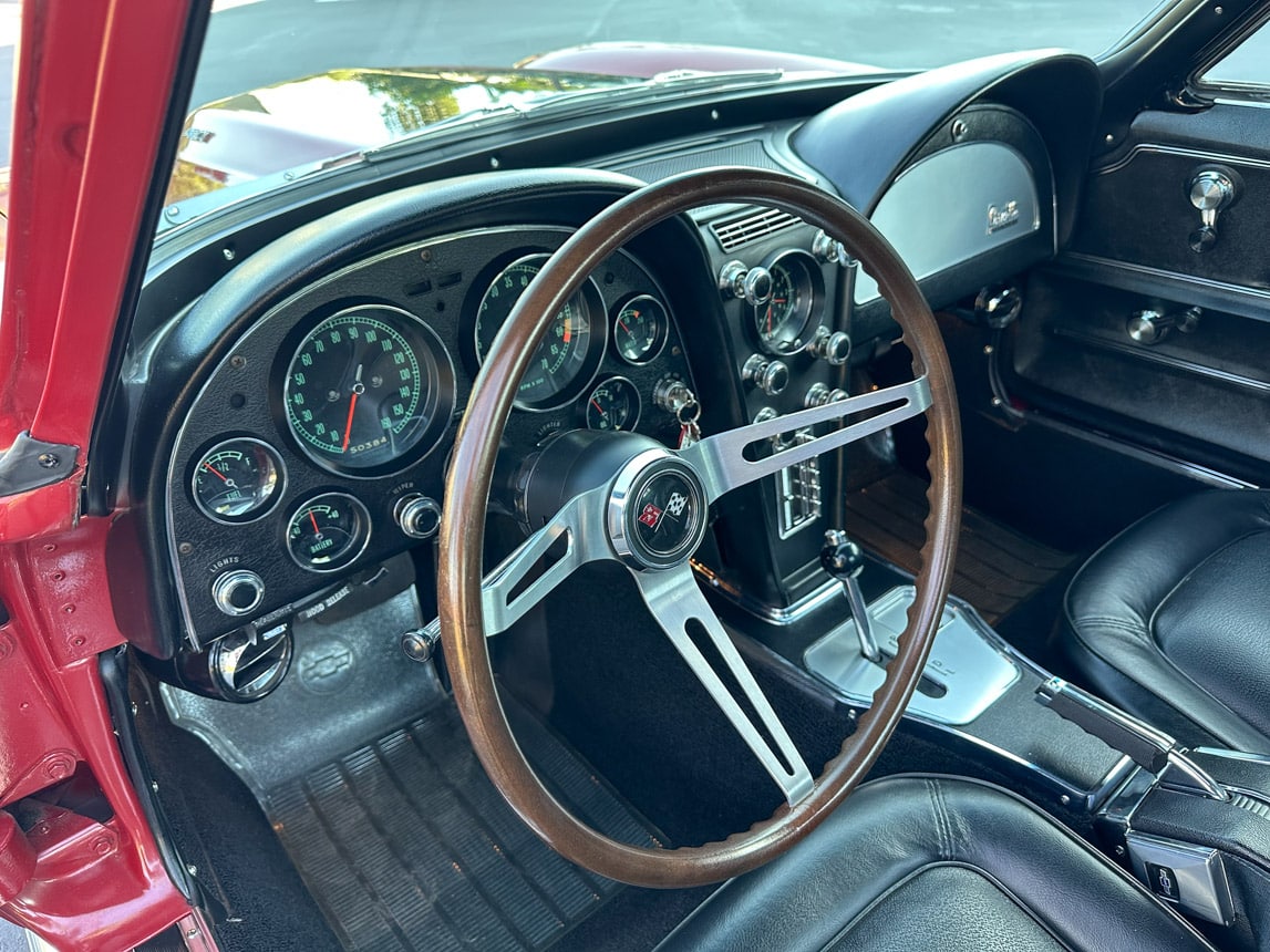 1967 Maroon Corvette Coupe Automatic 1766