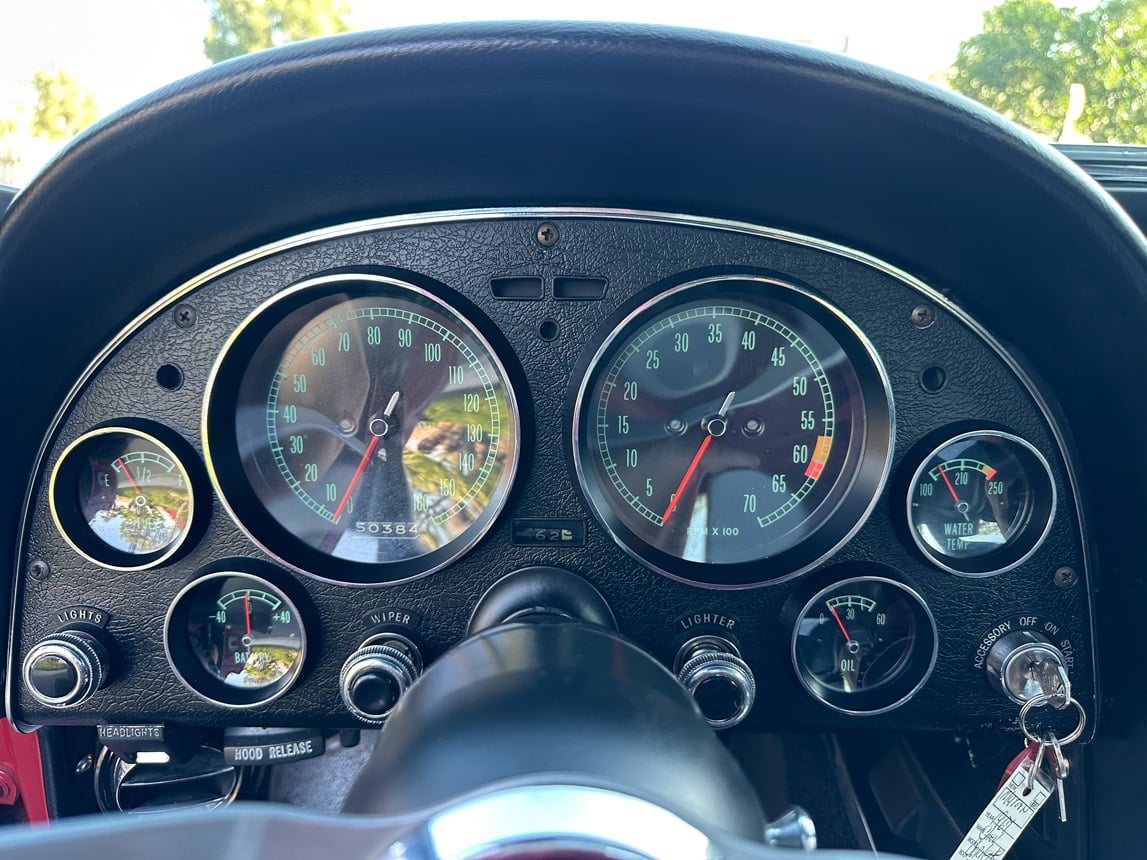 1967 Maroon Corvette Coupe Automatic 1771