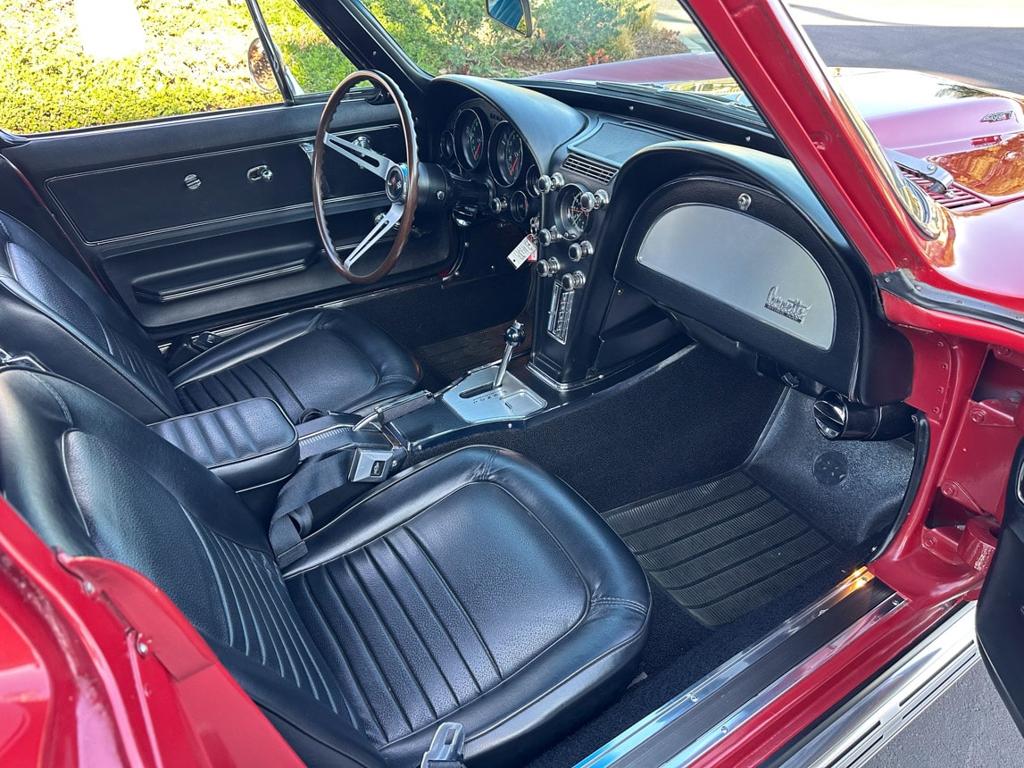 1967 Maroon Corvette Coupe Automatic 1776