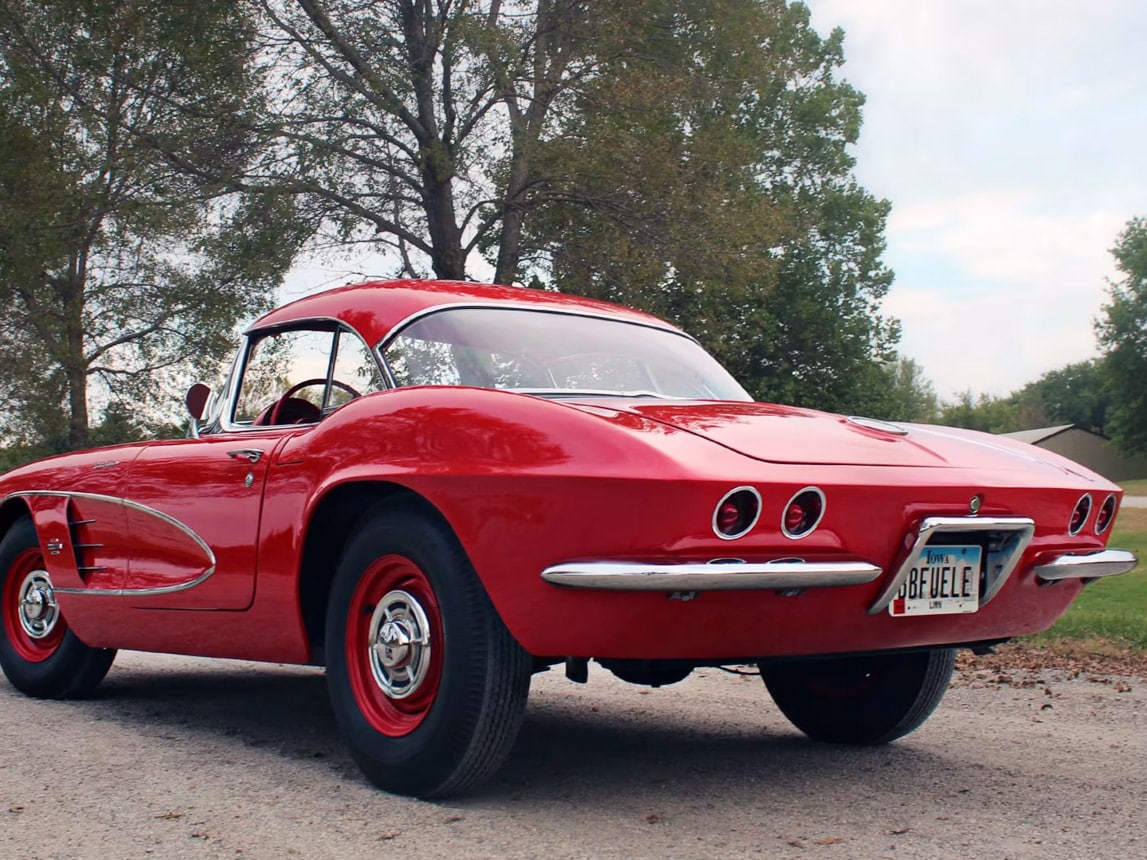 1961 Red Fuelie Corvette 3