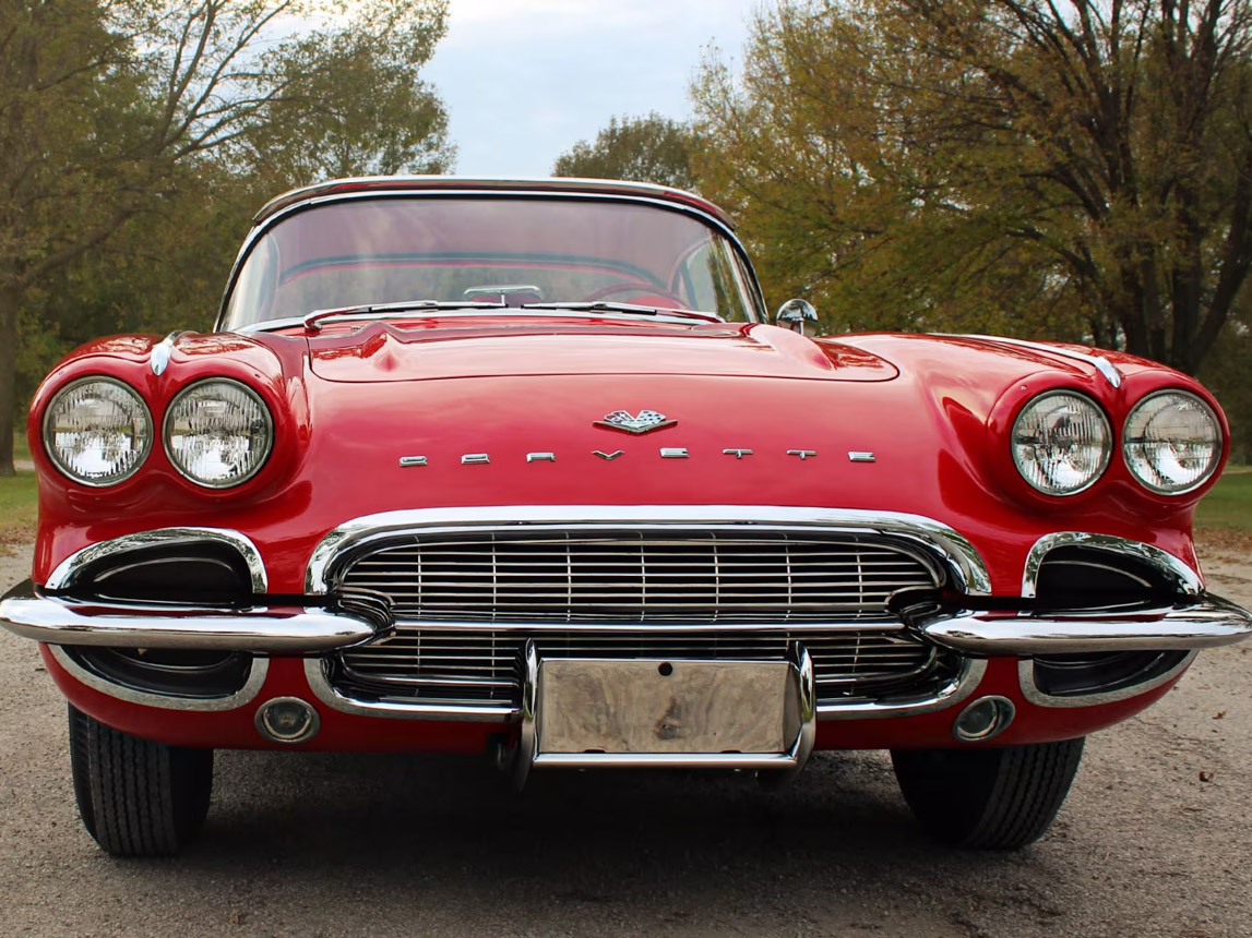 1961 Red Fuelie Corvette 9