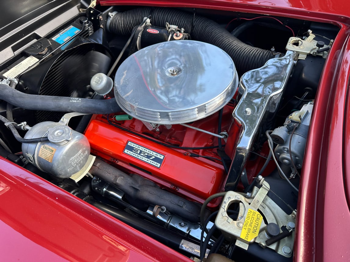 1962 Maroon Corvette 2927