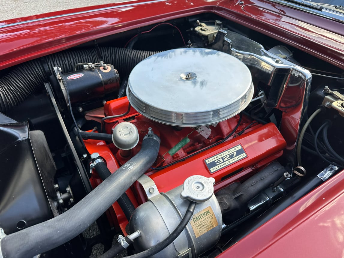 1962 Maroon Corvette 2928