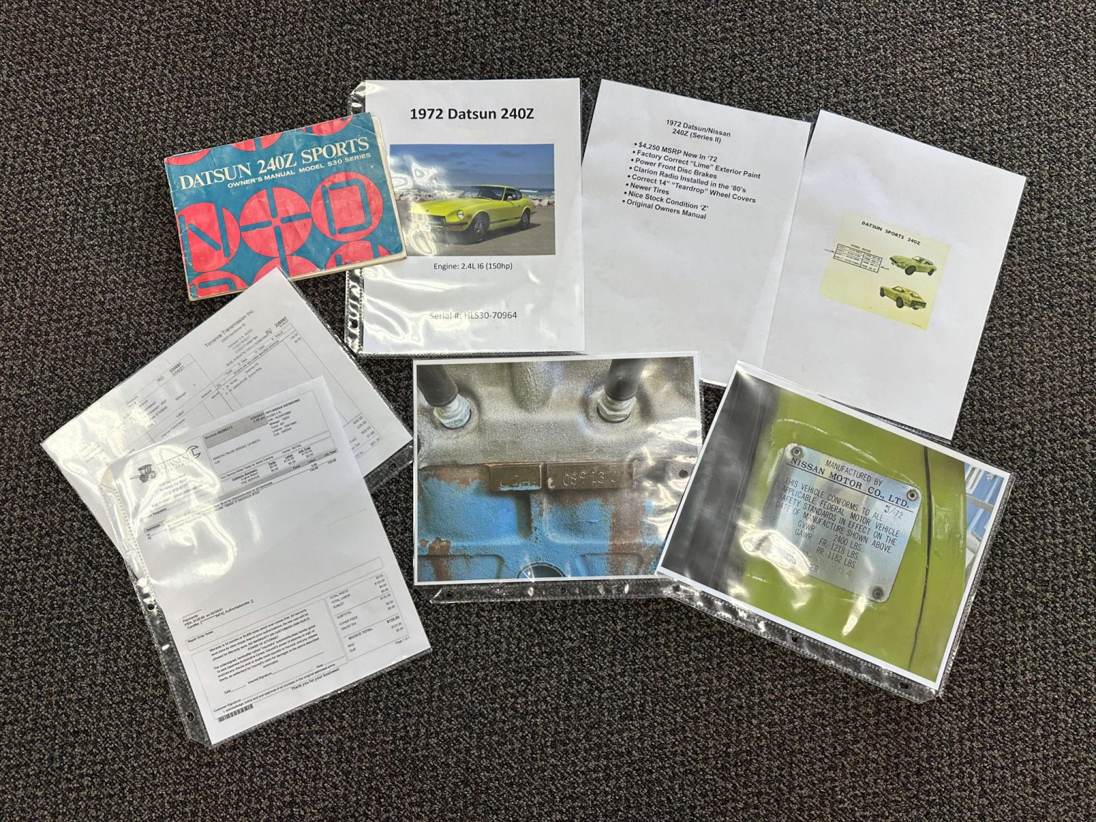 BaT 1972 Datsun 240Z 3072