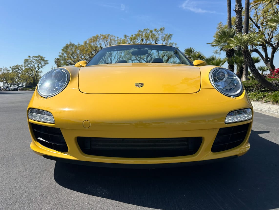 2011 Yellow Porsche 911 Cab 4137