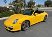 2011 Yellow Porsche 911 Cab 4141