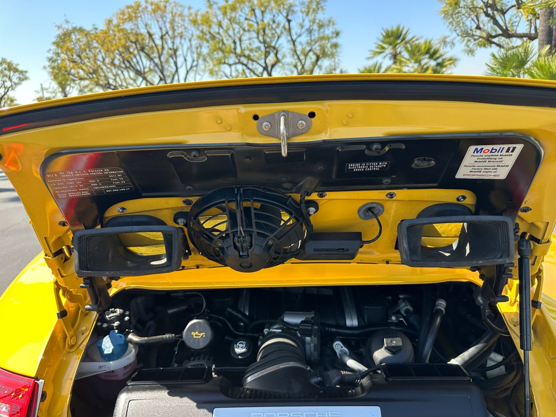 2011 Yellow Porsche 911 Cab 4161