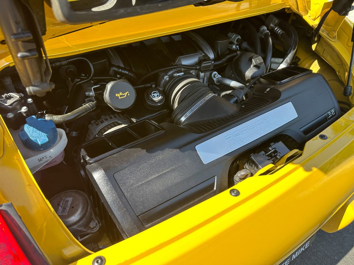 2011 Yellow Porsche 911 Cab 4163