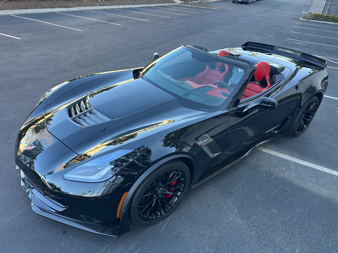 2015 Black Chevrolet Corvette Z06 Convertible 4010