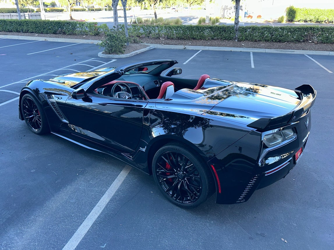 2015 Black Chevrolet Corvette Z06 Convertible 4014